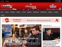 Tablet Screenshot of lavanguardiadelsur.com